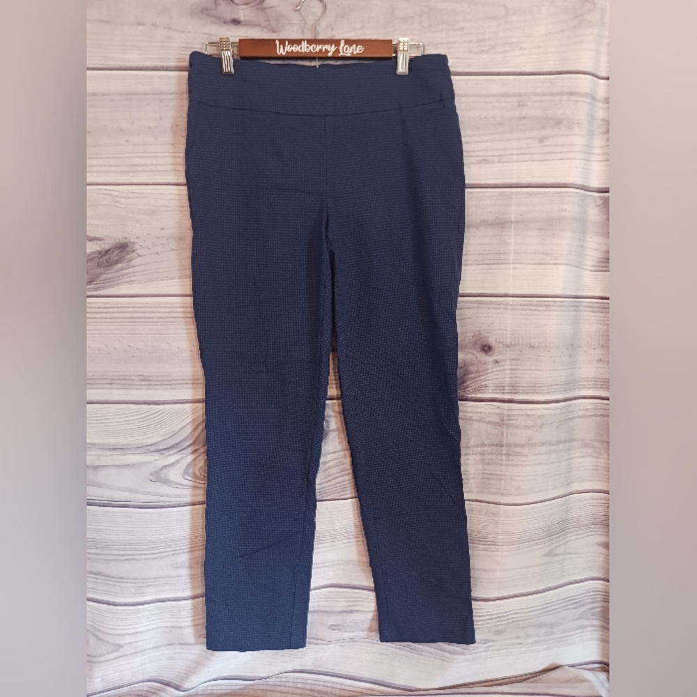 New Directions Dark Blue Ankle Pants